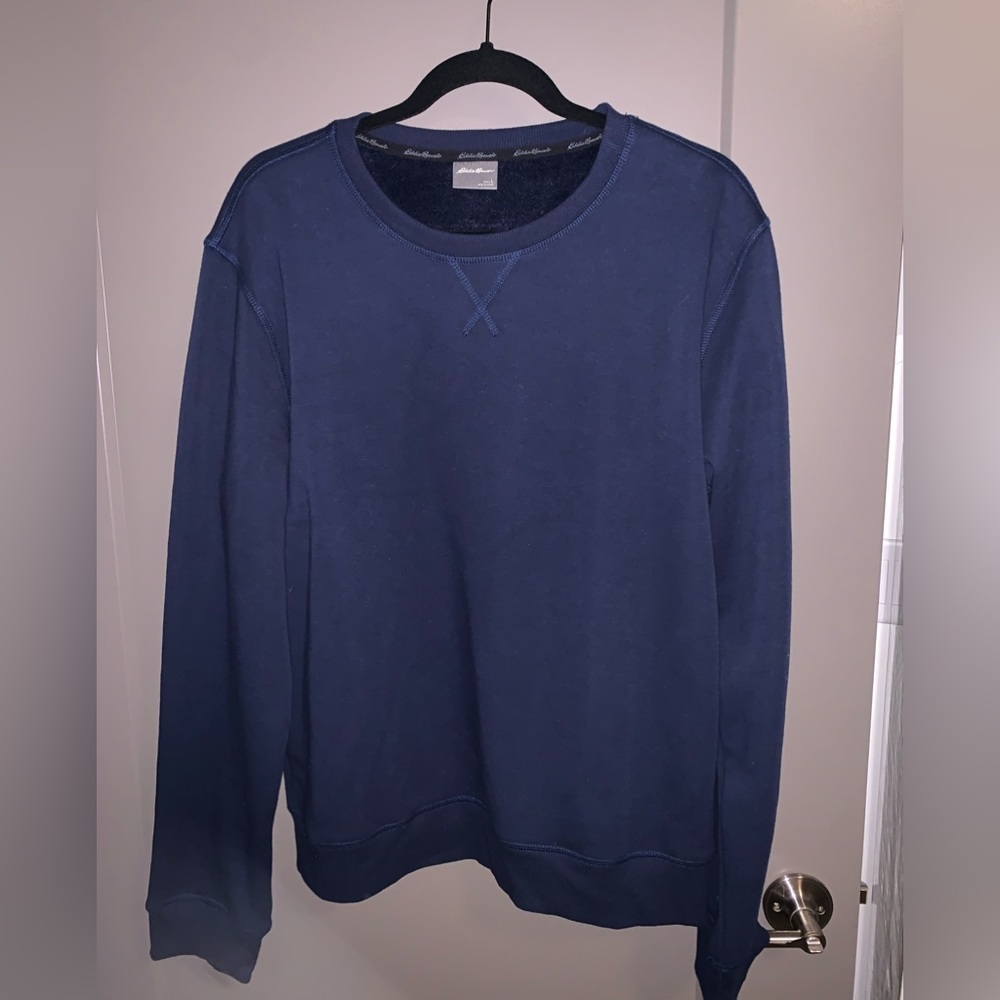 Eddie Bauer Mens Sweater - Navy Blue